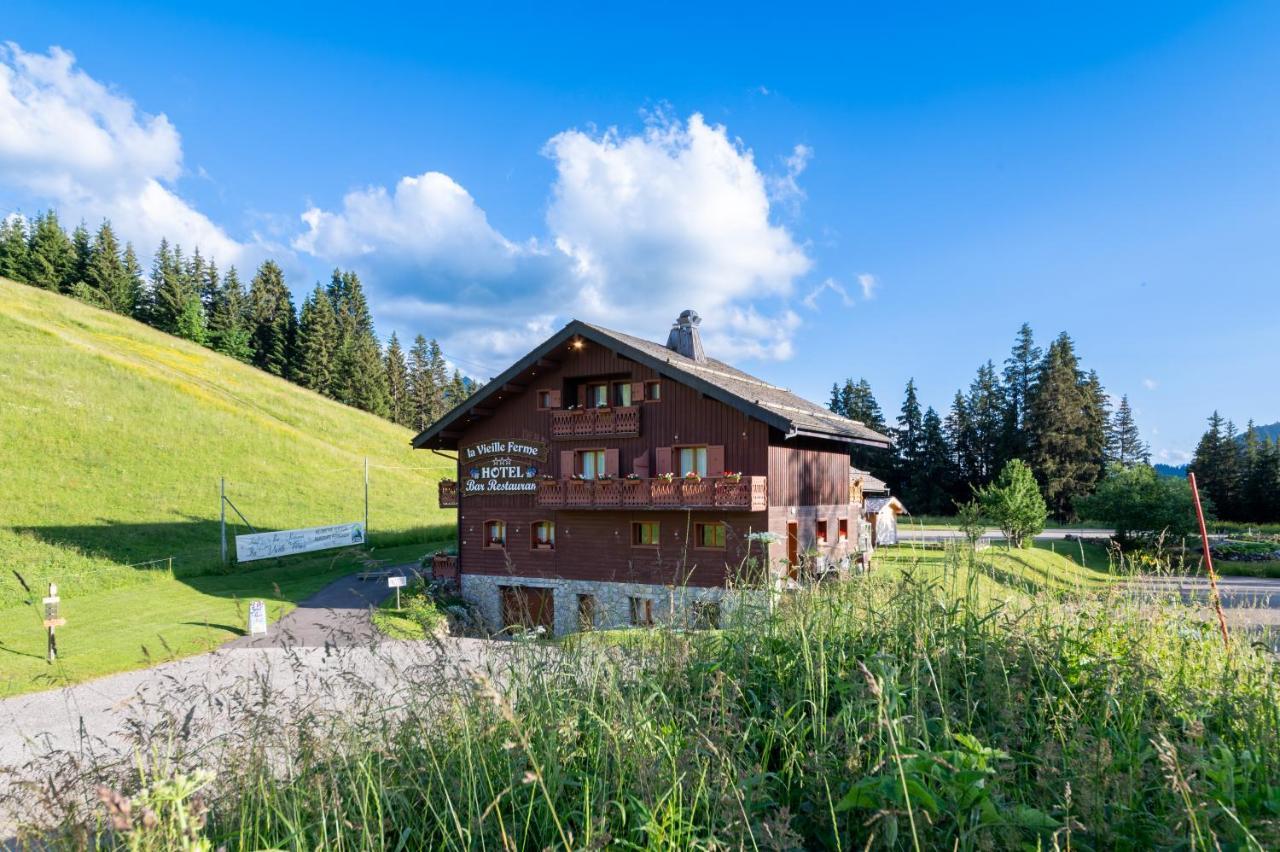 Hotel La Vieille Ferme Manigod Exterior foto